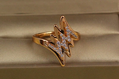 Кільце Xuping Jewelry гроза р 18 золотисте