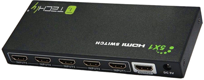 Przełącznik wideo Techly HDMI 4Kx2K 2m HDCP 1.3 (8054529020713)
