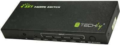 Przełącznik wideo Techly HDMI 4Kx2K 2m HDCP 1.3 (8054529020713)
