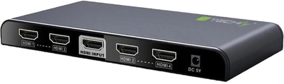 Przełącznik wideo Techly HDMI 2.0 4Kx2K/60Hz 30m HDCP 2.2 (8054529023981)