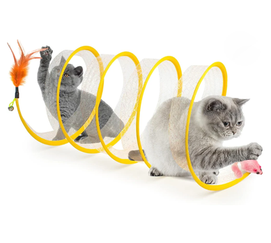 Ігровий тунель інтерактивна іграшка для кошенят Cat Tunnel Tube
