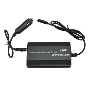 Универсальный блок питания для ноутбуков RIAS 901 12V/220V 120W 8в1 (3_03941)
