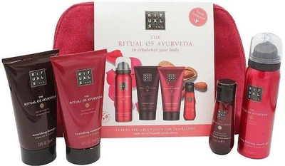Набір із косметичкою Rituals The Ritual of Ayurveda Hair & Body Gift Set (8719134165838)