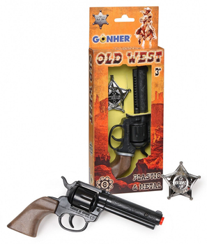 Rewolwer Pulio Gonher Old West with Sheriff's Badge (8410982020408)