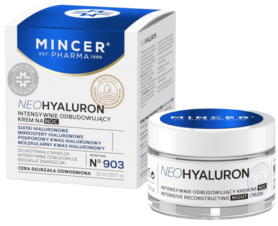 Крем Mincer Pharma NeoHyaluron інтенсивно відновлювальний нічний No.903 50 ml (5902557261413)
