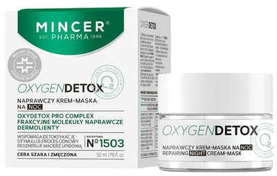 Крем-маска Mincer Pharma Oxygen Detox відновлювальний нічний №1503 50 мл (5902557262373)