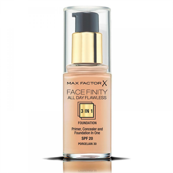 Тональний крем Max Factor Facefinity All Day Flawless 3 в 1 Foundation SPF 20 30 Porcelain 30 мл (3614225851544)