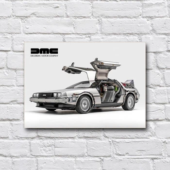 Деревянный постер «DeLorean DMC-12» 210х297 мм