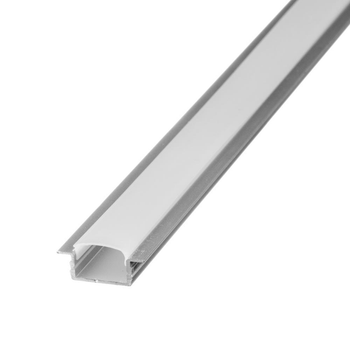 Профіль врізний DIMAX під LED стрічку 2 метри алюміній+розсіювач