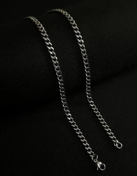 Цепочка кубинская Stainless steel 5 мм 60 см