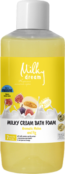 Молочна крем-піна для ванн Milky Dream Ароматна диня й інжир Насолода 1000 мол (4820205300288)