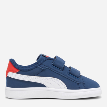 Tenisówki chłopięce na rzepy Puma Puma Smash 3.0 Buck V Inf 39204105 25 (8) Granatowe (4099683119907)