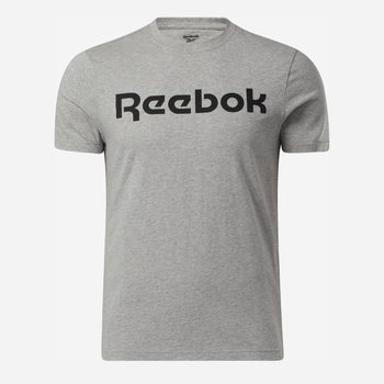 Koszulka męska bawełniana Reebok Gs Reebok Linear Rea 100038780 L Szara (4062051841236)