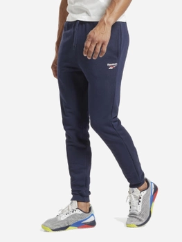 Спортивні штани чоловічі Reebok Identity Smal 100049529 M Темно-сині (4066751213379)