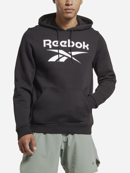 Худі чоловіче Reebok Identity Big 100050290 M Чорне (4066751141177)