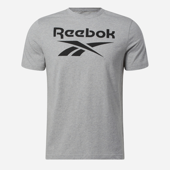 Koszulka męska Reebok Identity Big 100071173 L Szara (4066763454234)