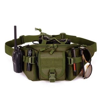 Сумка поясна тактична / Чоловіча сумка / Армійська сумка. IL-966 Колір: зелений