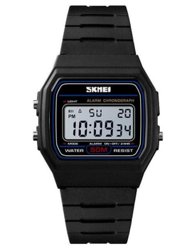 Спортивные наручные электронные часы Skmei 1412 Черный
