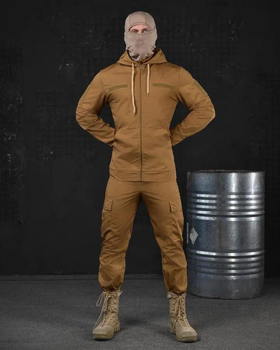 Тактичний костюм 3в1 штани+убакс+куртка весна/літо XL койот (85647)