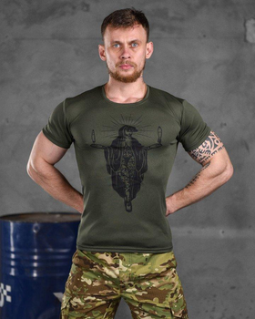 Тактична футболка потовідвідна Odin maria oliva L