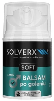 Бальзам після гоління Solverx Soft для чоловіків 50 мл (5907479387401)