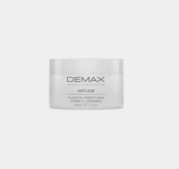 Плацентарна маска-активатор «Вітамін С та цераміди» Demax Anti-Age Placental Perfect Mask 200 мл