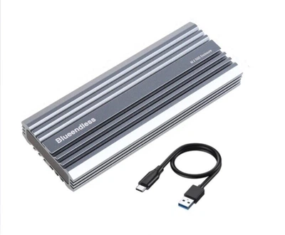 Внешний карман Blueendless 2807N для NVMe (PCIe) M2 SSD USB 3.1 Gen 2 Type-C