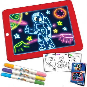 Планшет Magic Pad для рисования светом светодиодный развивающий для деток (RD-2003)