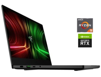Игровой ноутбук Razer Blade 14 RZ09-0427 / 14" (2560x1440) IPS / AMD Ryzen 9 6900HX (8 (16) ядер по 3.3 - 4.9 GHz) / 16 GB DDR5 / 512 GB SSD / nVidia GeForce RTX 3060, 6 GB GDDR6, 192-bit / WebCam б/у