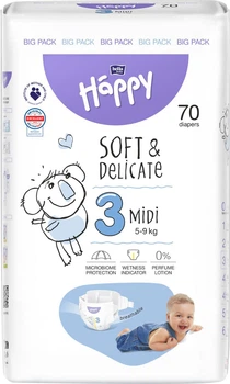Подгузники детские одноразовые Bella Happy Baby Midi 5-9 кг 70 шт (5900516605407)