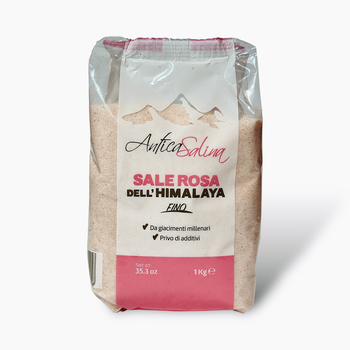 Соль гималайская розовая Antica Salina мелкая sale rossa dell himalaya fino 1000г