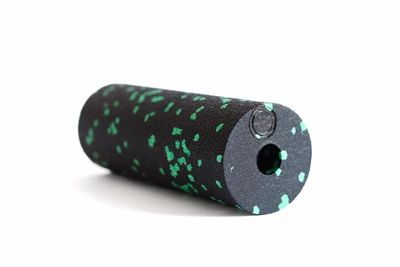 Массажный ролик гладкий мини МФР 15х5,3 см Black/Green 11439145