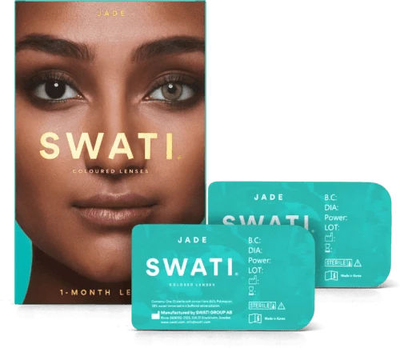 Кольорові Лінзи Swati Coloured 1-Month Lenses Jade 1 пара