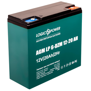 Акумулятор тяговий LogicPower LP 6-DZM-20 Ah