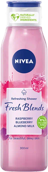 Гель для душу Nivea Refreshing Shower Fresh Blends Освіжаюча Raspberry & Blueberry & Almond Milk 300 мл (9005800329222)