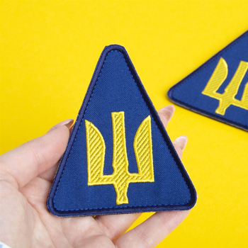 Шеврон нашивка на липучці IDEIA Повітряні сили України, вишитий патч 9.3х8.2 см (2200004291840)