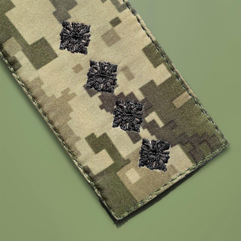 Шеврон на липучке IDEIA погон звания Старший сержант 5х10 см (2200004269573)