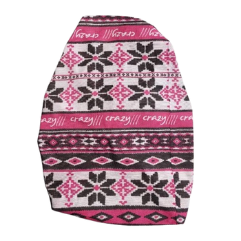 Бафф бесшовный Crazy Gaiter W21385001X-00 универсальный легкий защитный аксессуар для шеи и лица Pink Black One Size
