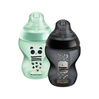 Набір пляшечок для годування Tommee Tippee Closer to Nature Animals; 260 мл. 2 шт (TT0038)