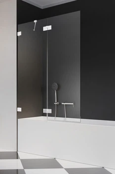 Шторка на ванну Essenza Pro White PND II 1200Rx1500 білий/прозоре 10102120-04-01R (TM Radaway)