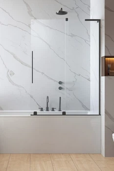 Шторка на ванну Furo SL Brushed GunMetal PND II двері 538x1500 ліва 10309538-92-01L (TM Radaway)