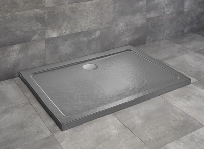 Душовий піддон Doros D 1200x1000x50 Stone антрацит SDRD1210-01-64S (TM Radaway)