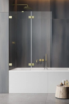 Шторка на ванну Essenza Pro Brushed Gold PND II 1400x1500 права 10102140-99-01R (TM Radaway)