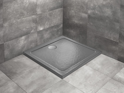 Душовий піддон Doros С 800x800x45 Stone антрацит SDRC8080-01-64S (TM Radaway)
