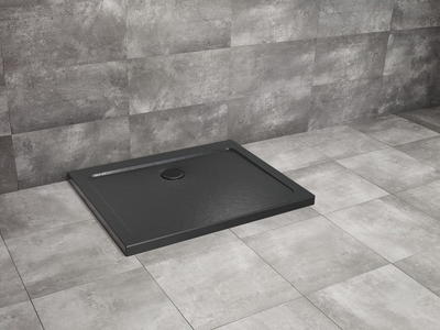 Душовий піддон Doros D 120x100 Stone чорний SDRD1210-01-54S (TM Radaway)