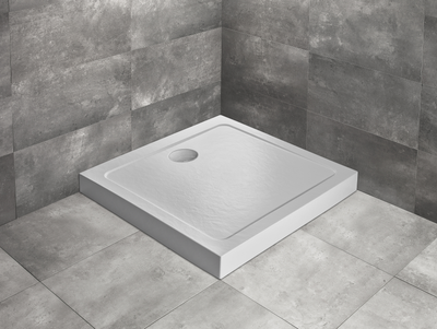 Душовий піддон Doros C Compact Stone 800x800x155 білий SDRC8080-05-04S (TM Radaway)