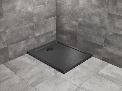 Душовий піддон Doros F 100x80 Stone чорний SDRF1080-01-54S (TM Radaway)