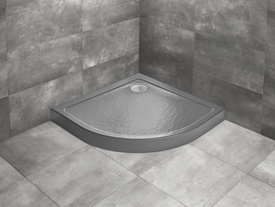 Душовий піддон Doros A Compact Stone 800x800x115 антрацит SDRA8080-05-64S (TM Radaway)