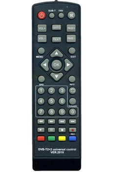 Универсальный пульт для DVB-T2+2 HUAYU VER.2019 [DIST-3182]