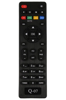 Пульт для спутникового тюнера Q-Sat Q-07 / Q-11 [DIST-1812]